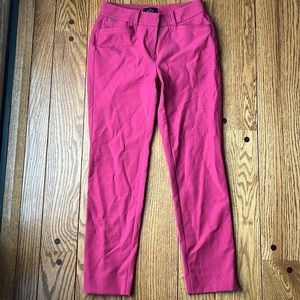 WHBM pink purple fuschia 0P Slim ankle capri pants XS